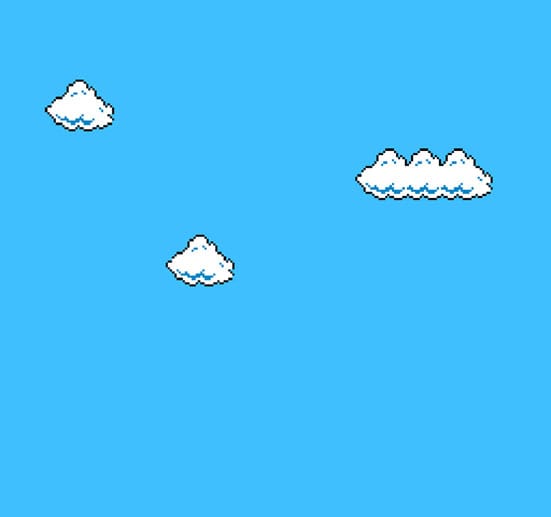 'Super Mario Clouds', 2002, Cory Arcangel