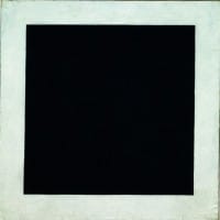 From Russia: French and Russian Master Paintings 1870 - 1925 from Moscow and St. Petersburg —  Kazimir Malevich Black Square, c. 1923 Oil on canvas  (106 x 106 cm) The State Russian Museum, St Petersburg Photo (c) The State Russian Museum, St Petersburg