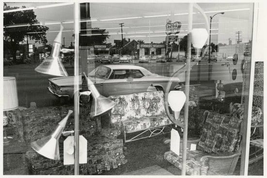 Lee Friedlander:America By Car & The New Cars 1964  — 
From The New Cars 1964:
Detroit, 1963 (Chrysler 300) / printed later, Gelatin-silver print
© Lee Friedlander, courtesy Fraenkel Gallery, San Francisco
