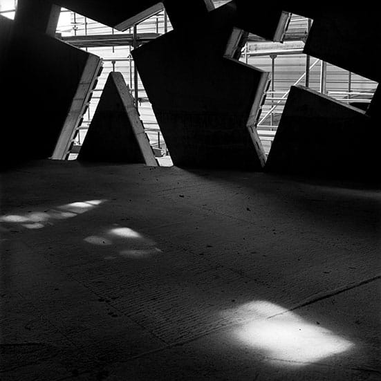 Constructing Worlds:  Photography and Architecture in the Modern Age  — Hélène BinetJewish Museum Berlin, Daniel Libeskind, Untitled 9, July 1997. Courtesy of Hélène Binet