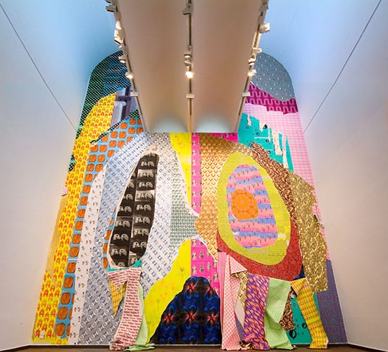 Feature on the new John Jones Project Space in the Arts Building, Finsbury Park — Ludovica GiosciaBomarzo Vertigo, 2010, Fundacio Miro, Barcelona Found and custom printed wallpapers, 10 by 10 metres.Photography by Pere PratdesabaCourtesy Riccardo Crespi, Milan 