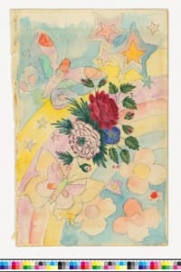 Jake and Dinos Chapman: If Hitler Had Been a Hippy How Happy Would We Be — Jake and Dinos ChapmanIf Hitler Had Been a Hippy How Happy Would We Be2008Thirteen watercolours on paperDimensions variable© the artistCourtesy Jay Jopling/ White Cube (London)