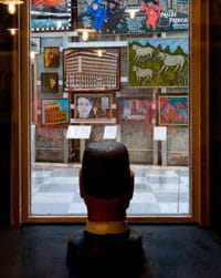 Exhibition #1: Tarzan Retired, Roman Buxbaum screening — Installation shot, photo courtesy Christoffer Rudquist