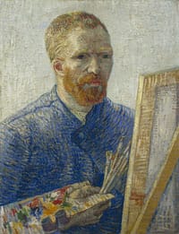 The Real Van Gogh: The Artist and his Letters —
Vincent van Gogh
Self-Portrait as an Artist
January 1888

