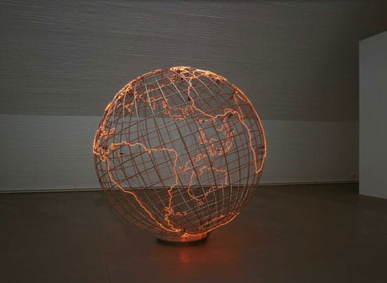 Mona Hatoum: Hot Spot — Mona
            Hatoum  Hot Spot 2006  Stainless steel and neon tube  Dimensions to
            be confirmed  © the artist Courtesy Jay Jopling/White Cube, London
            and Galerie Max Hetzler, Berlin