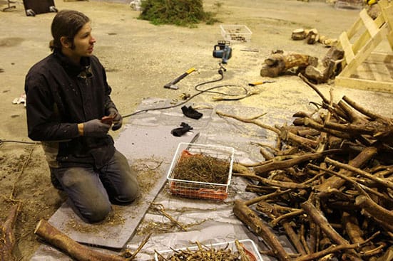 Antti Laitinen at the Finnish Pavilion, Venice Biennale — 
Antti Laitinen Forest Square work in process
