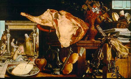 Gourmet Burghers - Fine Art and Fine Dining — 
Pieter Aertsen, Vanitas Still Life, 1552 (Kunsthistorisches Museum, Vienna)
