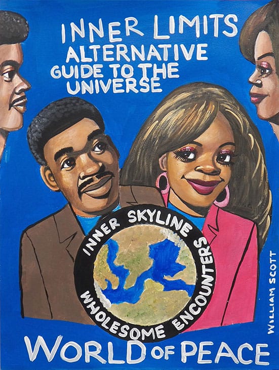 Alternative Guide to the Universe at Hayward Gallery — 
William Scott
SFOs The Skyline People of Wholesome Encounters Of A New Science Fiction Future (2013)
© Creative Growth Art Center
Courtesy of Creative Growth Art Center
