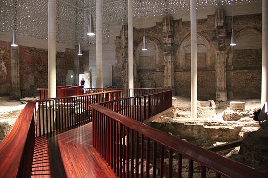 KOLUMBA — 
Excavation site of St. Kolumba Church. (Photo: A. Funston)
