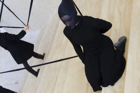 Review of performance <em>earning innocence</em> by Anton Mirto, performed at The Yard,  Hackney Wick, 25-29 March 2014 — Anton Mirto and it went everywhere /  part II
At Richard Wentworth's Black Maria, Granary Building, London, 2013
Photograph: Chus Moreno  