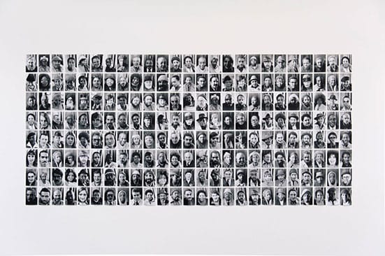 Pre Owned: Looks Good Man, curated by Morgan Quaintance — Sheldon Nadelman 
Terminal Portraits (1973 -82) 
Part of a larger work
photographic inkjet print on paper
290 x 126cm
Photo Damien Jaques