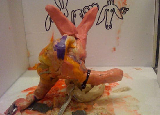 Neil Hedger, A Day at the Races, 2009 (plasticine, wax, aluminium, paint)