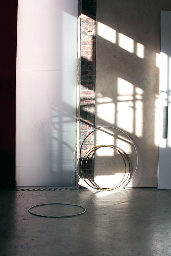 Lilah Fowler, Hoops, installation view at Siobhan Davies Studios