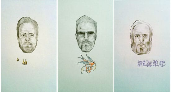 Roberto Cuoghi Drawing, Triptych
Roisin Byrne, 2011
