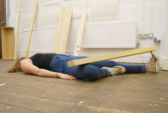 Leah CapaldiStudy for 2 x 32012Performance, 1 hour 6 Times DailyImage courtesy of The Zabludowicz Collection. 