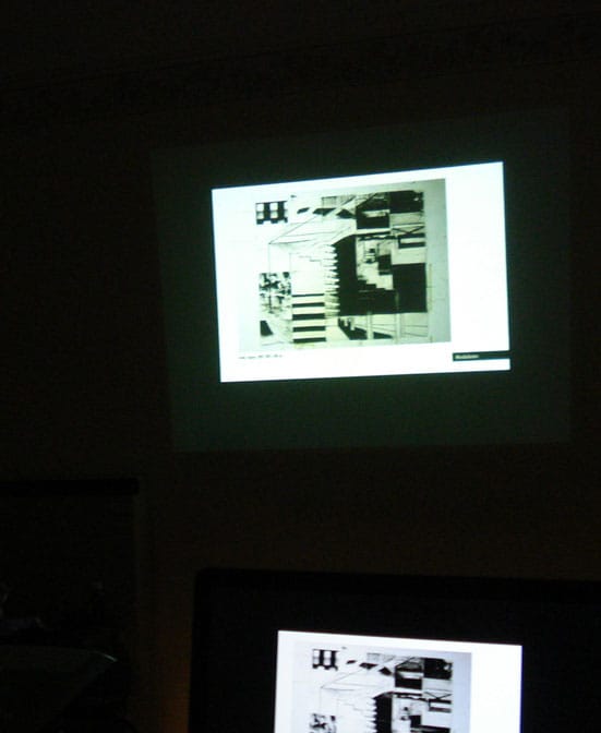 Carla Hihn's presentation of her work' photo Richard Whitby