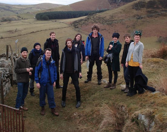 On the way to a Welsh hill fort' photo Richard Whitby
