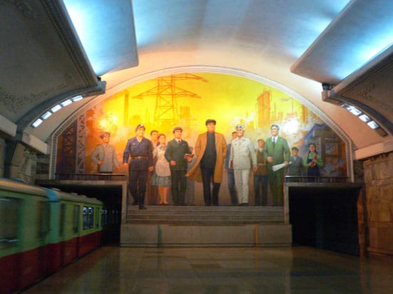 Underground Station, Pyongyang
Photograph: NR