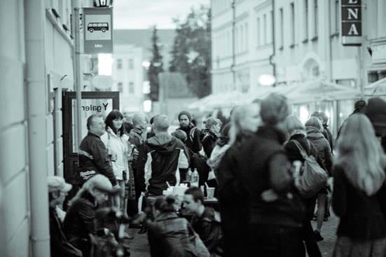 
Opening of Leaving Tartu at Y Gallery, Tartu, September 2011
