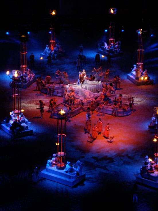 Ben Hur Live at the O2 Arena, September 2009 (Photograph Richard Whitby)